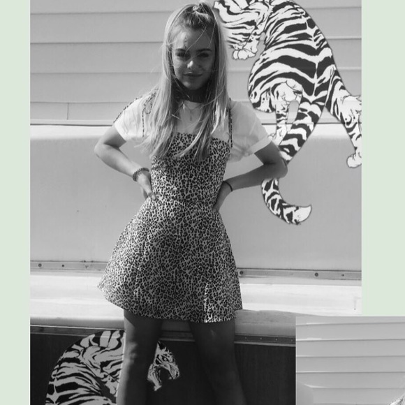 cheetah print skater dress - Picture 6 of 6